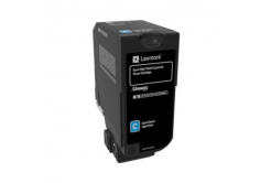 Lexmark 84C2HCE ciano (cyan) toner originale