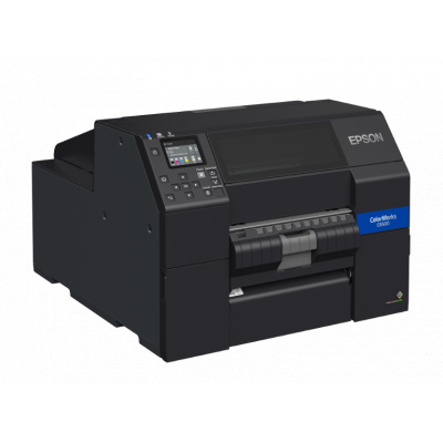 Epson ColorWorks C6500Pe (mk) C31CH77202MK, colore stampante di etichette, peeler, disp., USB, Ethernet, black