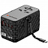 VERBATIM GaN Nabíječka do sítě s vestavěným USB-C kabelem Charge 'n' Travel, 85W, 4xUSB-C, 1xUSB