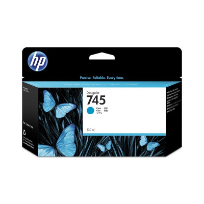 HP 745 F9J97A ciano (cyan) cartuccia originale