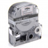 Epson LK-4SBM, SM12X, C53S654019, 12mm x 9m, testo nera / opaco sfondo argento, nastro compatibile