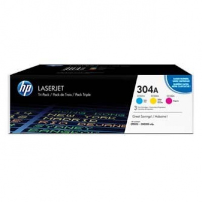 HP 304A CF372AM, ciano/magenta/giallo (cyan/magenta/yellow) toner originale