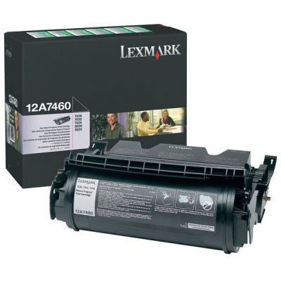 Lexmark 12A7460 nero (black) toner originale