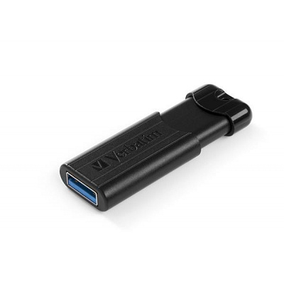 VERBATIM Flash Disk PinStripe USB 3.0, 16GB - nero