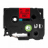 Nastro compatibile con Brother TZ-S461 / TZe-S461, 36mm x 8m, extr.adh. testo nera / nastro rosso