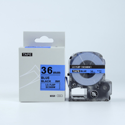 Epson LTS36BW, 36mm x 5m, testo blu / sfondo bianco, nastro compatibile