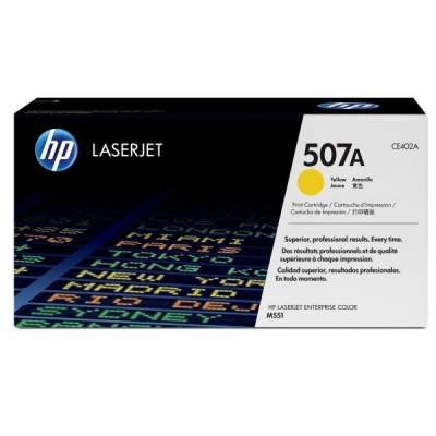 HP 507A CE402A giallo (yellow) toner originale
