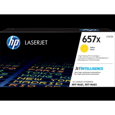 HP 657X CF472X giallo (yellow) toner originale