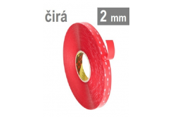 3M VHB™ 4918-F, tl. 2 mm; transparentní oboustranně velmi silně lepicí akrylová páska 12 mm x 16,5 m