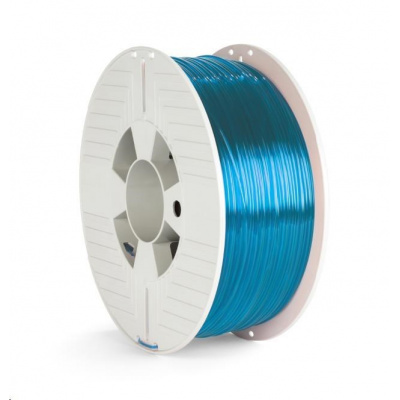 Verbatim 55056 3D filamento, PET-G, 1,75mm, 1000g, 327m, Blu trasparente (Blue Transparent)