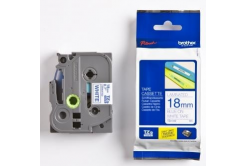 Brother TZ-243 / TZe-243, 18mm x 8m, testo blu/sfondo bianco, nastro originale