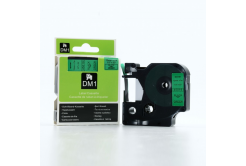 Dymo D1 45019, S0720590, 12mm x 7m testo nera / sfondo verde, nastro originale
