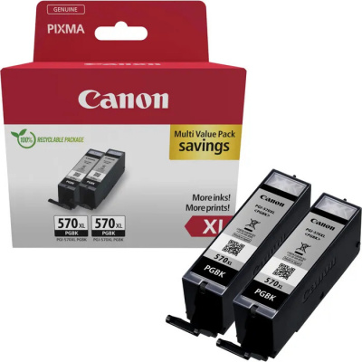 Canon PGI-570XL 0318C010 nero (black) multipack di cartucce originali, 2pz