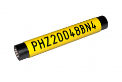 Partex PHZF20024BN4, piatto, giallo 100m, PHZ tubo termicoretraibile certificato
