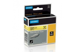 Dymo Rhino 18056, S0718310, 12mm x 1,5m testo nera / sfondo giallo, nastro originale