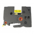 Nastro compatibile con Brother TZ-SL651 / TZe-SL651, 24mm x 8m, testo nera / sfondo giallo