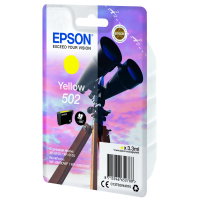 Epson 502 C13T02V44020 giallo (yellow) cartuccia originale