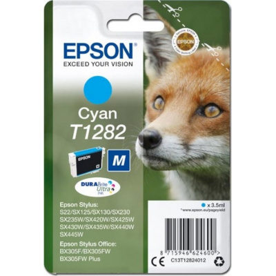 Epson T1282 C13T12824012 ciano (cyan) cartuccia originale