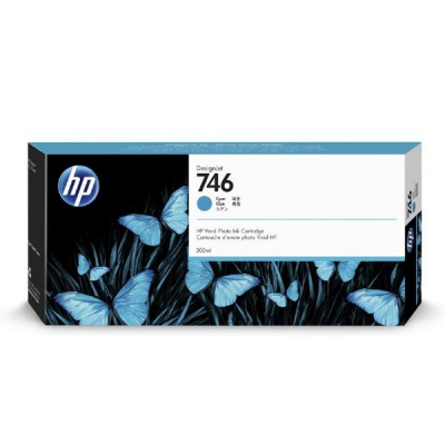 HP 746 P2V80A ciano (cyan) cartuccia originale