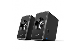 Altoparlanti Genius SP-U125, 2.0, 3W, nero-grigio, controllo del volume, jack da 3,5 mm (USB), 150Hz-20kHz