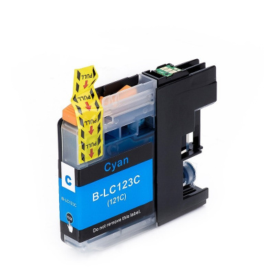 Cartuccia compatibile con Brother LC-123 ciano (cyan)