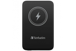 Verbatim 32245 power bank con ricarica wireless, 5V, 10 000mAh, nero