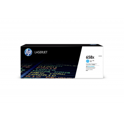 HP 658X W2001X ciano (cyan) toner originale