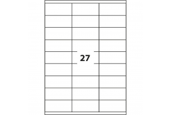 Etichette autoadesive 63,5 x 29,6 mm, 27 etichette, A4, 100 fogli