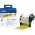 Brother DK-22606, 62mm x 15,24m, giallo, rivestito con pellicola, rotolo continuo originale