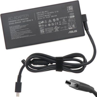 ASUS orig.ADATTATORE 380W 20V 3P(RETTANGOLO)