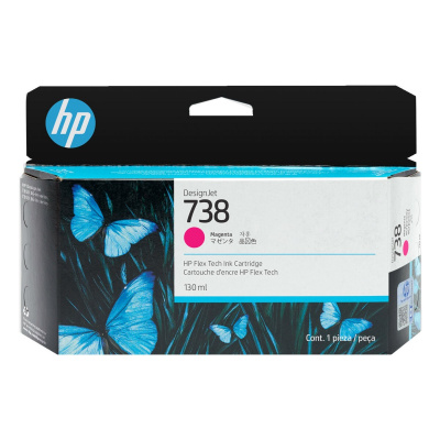 HP 738 498N6A magenta cartuccia originale