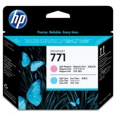 HP CE019A, n\.771 ciano chiaro/magenta chiaro (light cyan/light magenta) testina di stampa originale