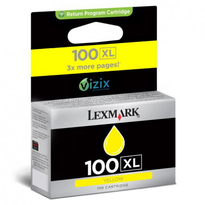 Lexmark 100XL 14N1071E giallo (yellow) cartuccia originale
