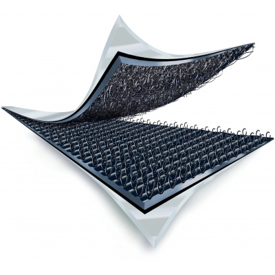 3M Hook & Loop SJ3527 nero, anelli, 16 mm x 45,7 m