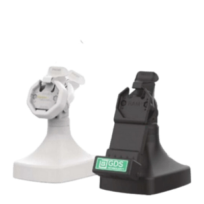 RAM Mounts GDS Uni-Conn Stand Docking Station - Rotatable & Tiltable - RJ45 Connection - PoE (Power over Ethernet) - Rear Pogo Pads