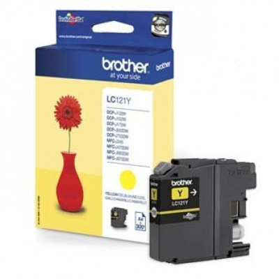 Brother LC-121Y giallo (yellow) cartuccia originale