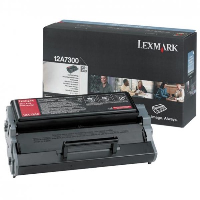 Lexmark toner originale 12A7300, black, 3000pp\., Lexmark E321, E323