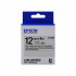 Epson LabelWorks LK-4SBE C53S654017 12mm x 9m, testo nera / nastro argento opaco, opaco, nastro originale