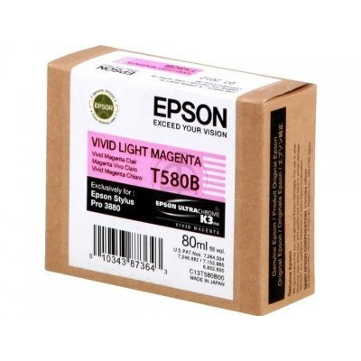 Epson T580B00 magenta chiaro cartuccia originale