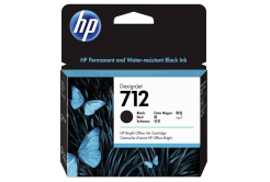 HP 712 3ED70A nero (black) cartuccia originale