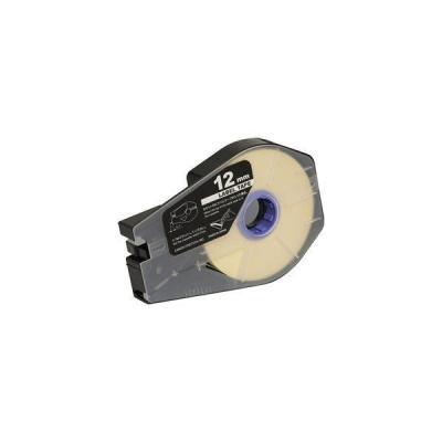 Nastro autoadesivo compatibile per Canon M-1 Std/M-1 Pro, 12mm x 30m, cartuccia, bianco