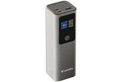 Verbatim 32269 power bank con display, Charge 'n' Go, 32269, 27000mAh, grigio