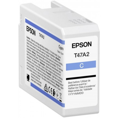 Epson T47A2 C13T47A200 ciano (cyan) cartuccia originale