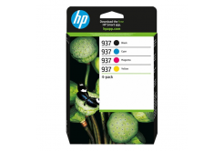 HP 937 6C400NE colore (CMYK) multipack di cartucce originali