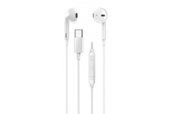 Genius HS-M365, cuffie con microfono, bianche, 2.0, in-ear, USB Type-C