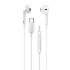 Genius HS-M365, cuffie con microfono, bianche, 2.0, in-ear, USB Type-C