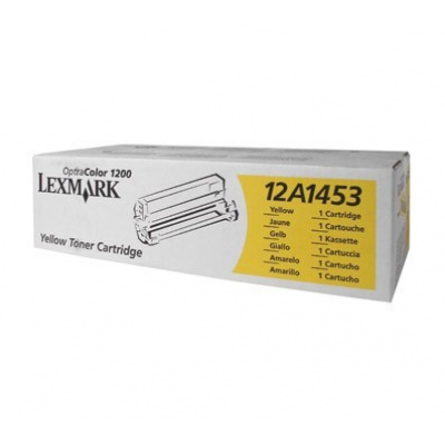 Lexmark 12A1453 giallo (yellow) toner originale