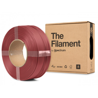 "The Filament" by Spectrum TF-24162, ReFill, PLA Matte, 1,75mm, 1000g, Rosso (October red)