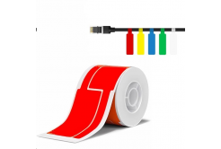 Niimbot 1EA01174101, 25x76mm, 200pz, rosso etichette autoadesive per cavi