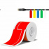 Niimbot 1EA01174101, 25x76mm, 200pz, rosso etichette autoadesive per cavi